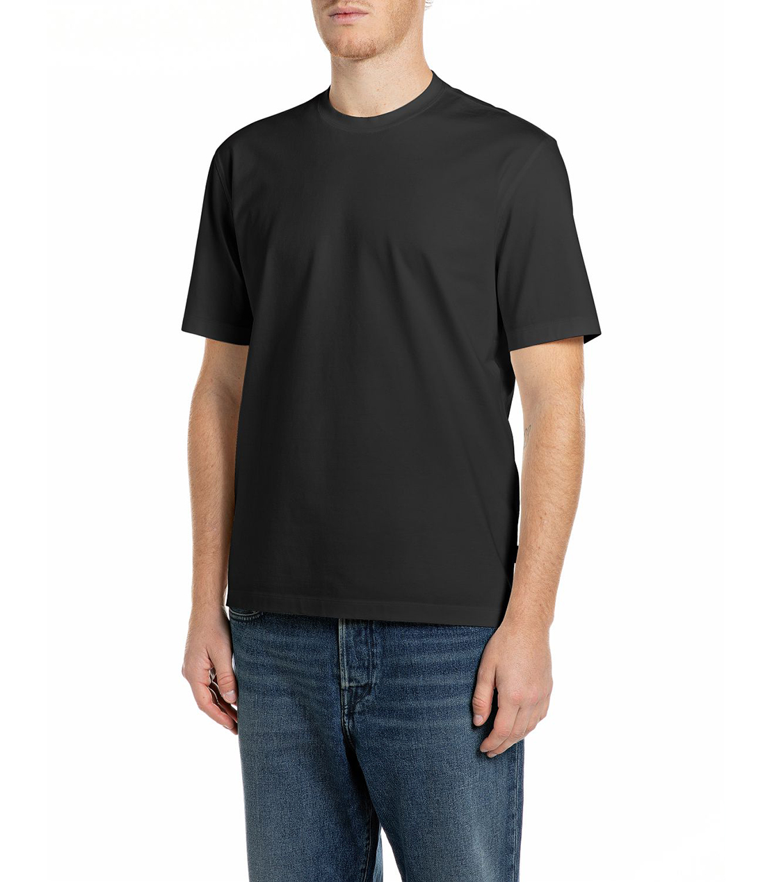 ストレッチコットンジャージーTシャツ